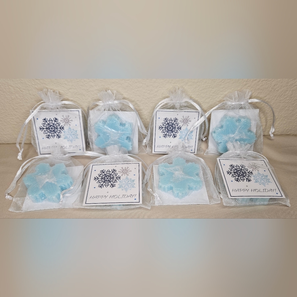 2/$12 Snowflake Soap NEW